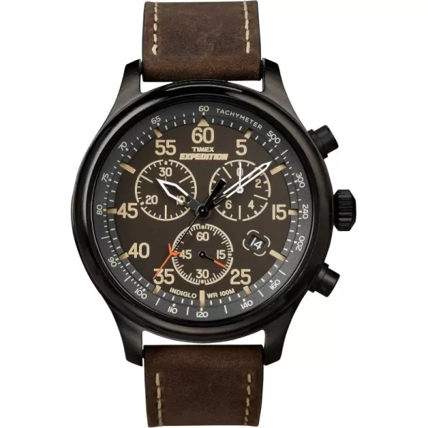 Timex Contactless Payment Mens Casual Watch with Timex PayExpedition Field Chrono 43mm