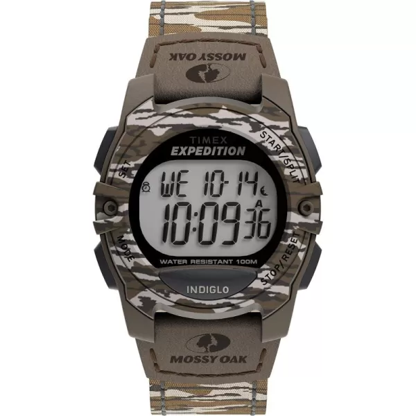 Timex Expedition Digital Chrono Alarm Timer 33mm WatchMossy Oak Original Bottomland Camo