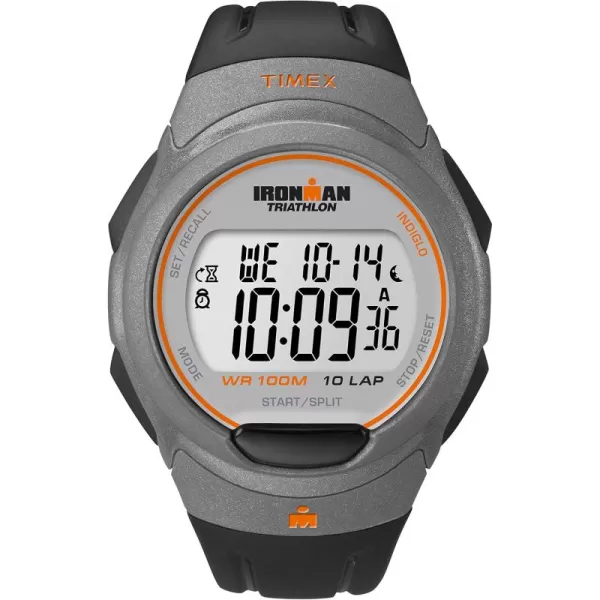 Timex FullSize Ironman Essential 10 WatchBlackOrange