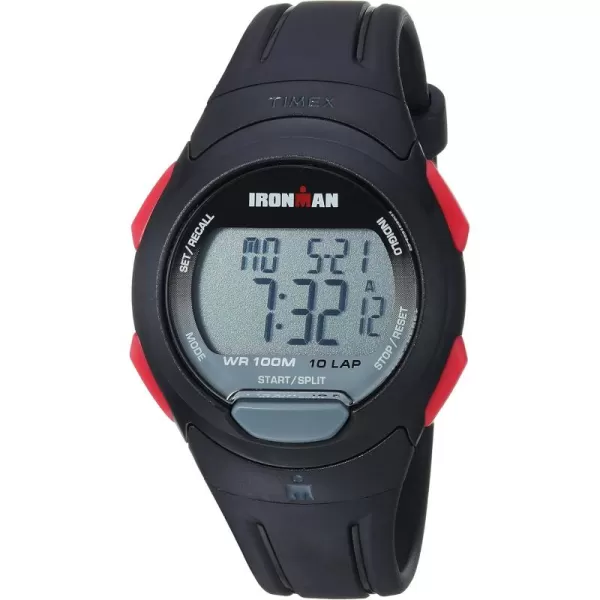Timex FullSize Ironman Essential 10 WatchBlackRed