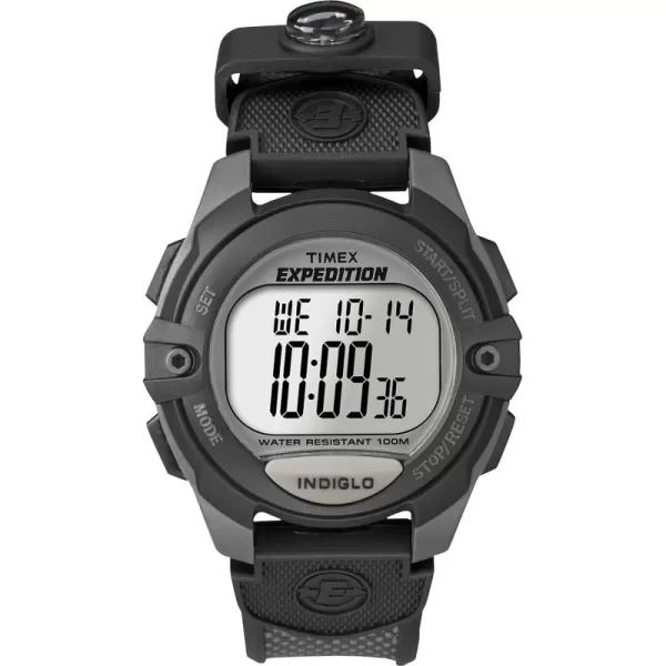 Timex Mens Expedition Digital CAT5 41mm WatchBlackDigital GrayGray