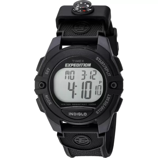 Timex Mens Expedition Digital CAT5 41mm WatchBlackDigitalGray