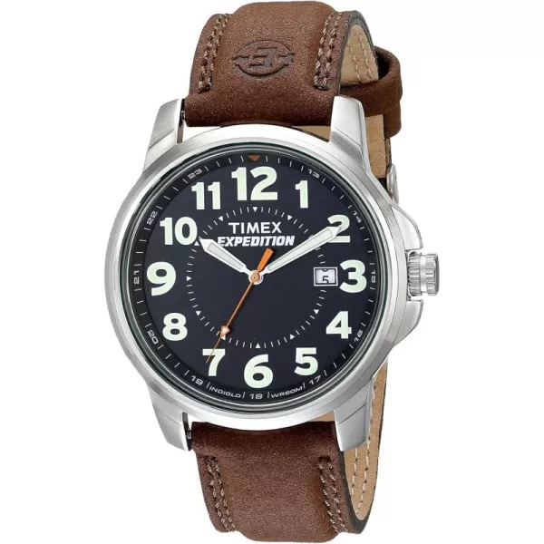 Timex Mens Expedition Metal Field 40mm WatchBrownBlack