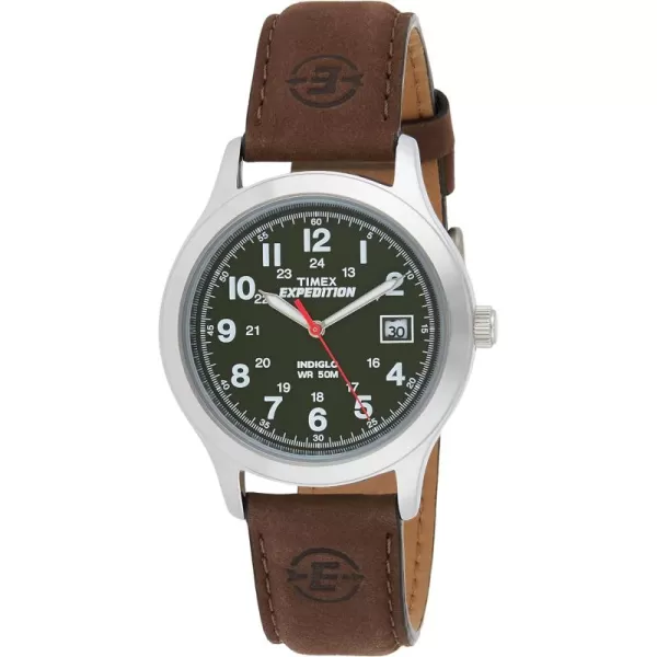 Timex Mens Expedition Metal Field WatchBrownOlive