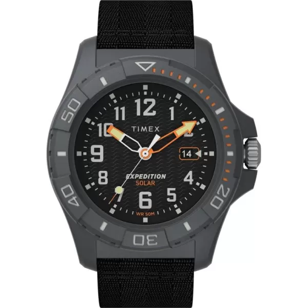 Timex Mens Expedition North Freedive Ocean 46mm WatchBlackBlack