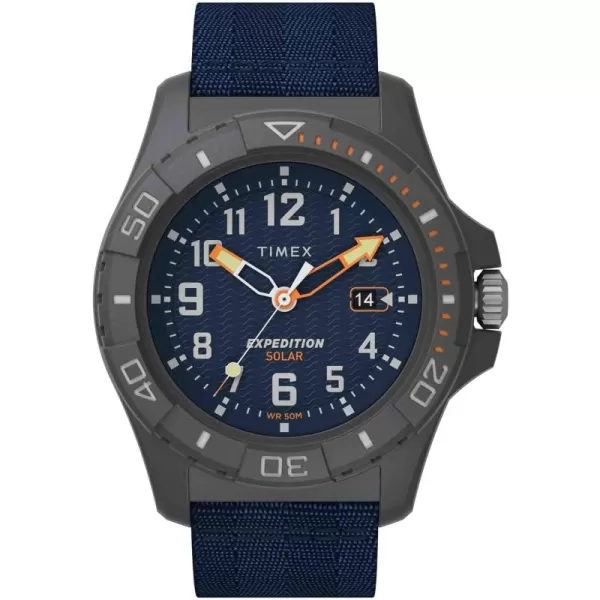 Timex Mens Expedition North Freedive Ocean 46mm WatchBlueBlue