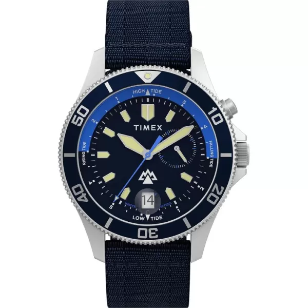 Timex Mens Expedition North Sierra 41mm WatchBlueBlueStainless Steel