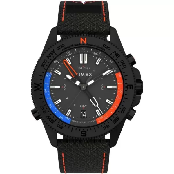Timex Mens Expedition North TideTempCompass 43mm WatchBlackBlackGunmetal