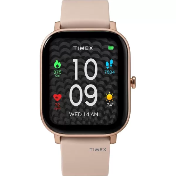 Timex Metropolitan S AMOLED Smartwatch with GPS ampamp Heart Rate 36mmBlushRose GoldTone