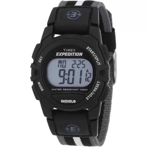 Timex Unisex Expedition Digital CAT 33mm WatchBlackGray Stripe