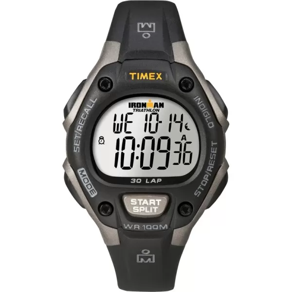 Timex Unisex Ironman Classic 30 34mm WatchBlackGray