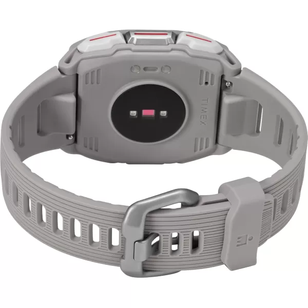 TIMEX IRONMAN R300 GPS Smartwatch with Heart Rate 41mm  Light Gray with Silicone Strap
