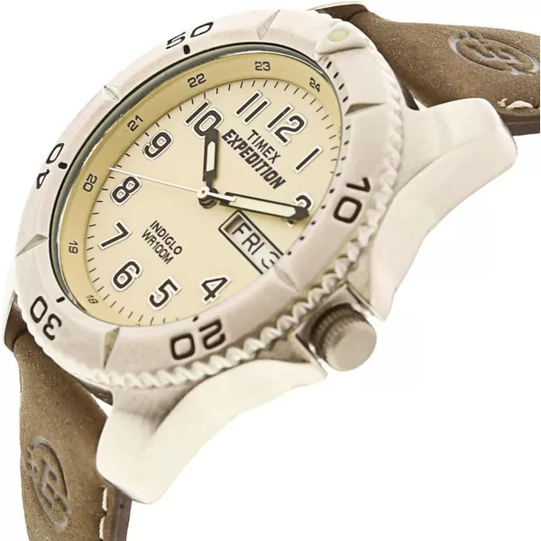 Timex Expedition Rugged Metal WatchDark BrownNatural