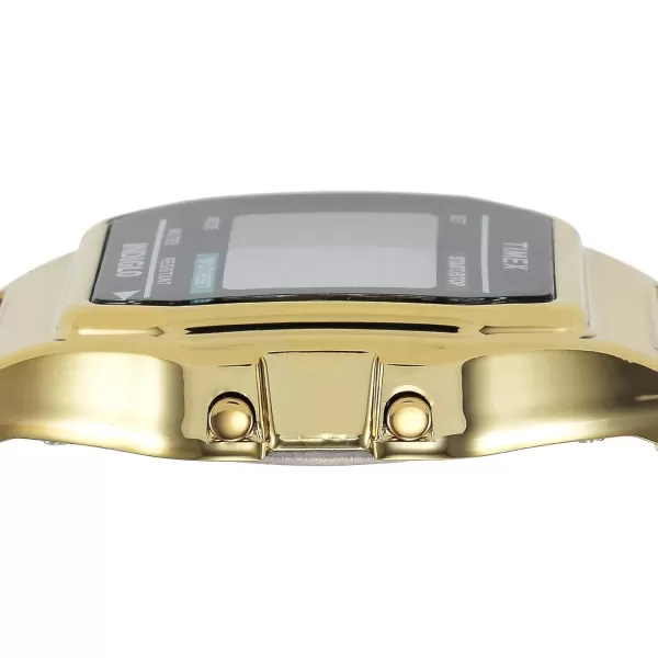 Timex Mens Classic Digital 34mm WatchGoldTone