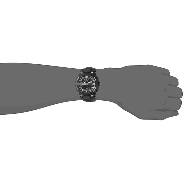 Timex Mens DGTL AnalogDigital 50mm WatchBlackSilver Accents