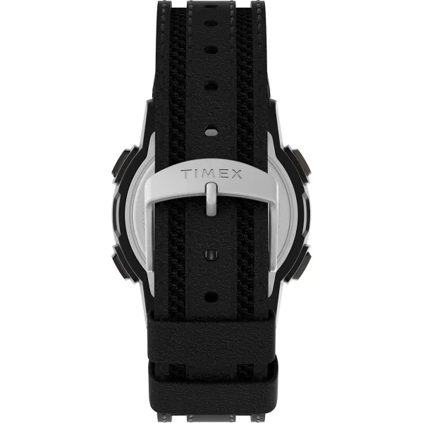 Timex Mens Expedition CAT 41mm Watch  Black Strap Digital Dial Black Case