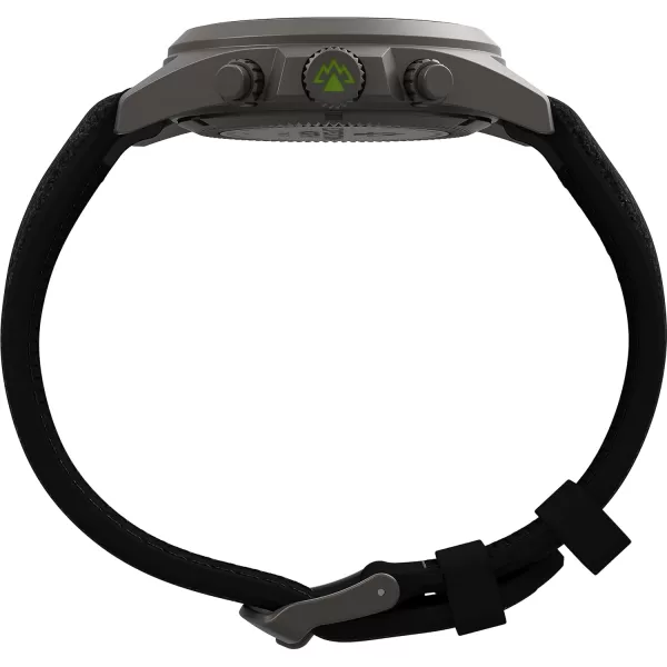 Timex Mens Expedition North Field Post 43mm WatchBlackBlackTitanium
