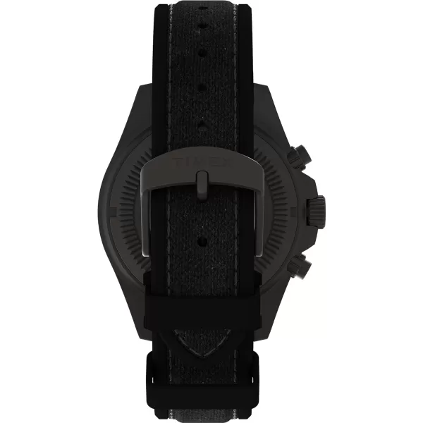 Timex Mens Expedition North Field Post 43mm WatchBlackBlackTitanium