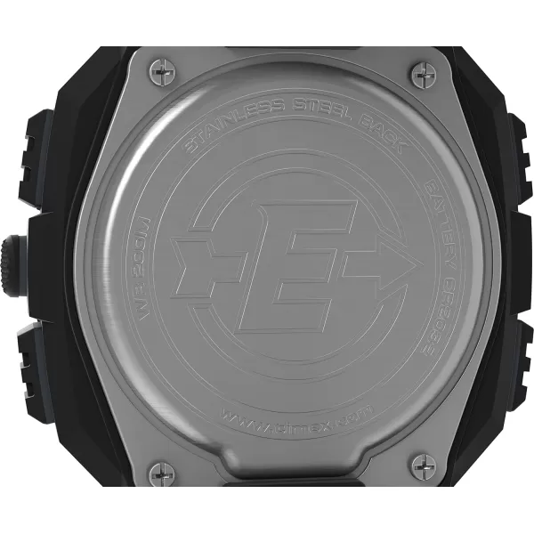 Timex Mens Expedition Shock XL Vibrating Alarm 50mm WatchBlackPositive