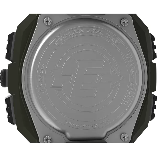 Timex Mens Expedition Shock XL Vibrating Alarm 50mm WatchGreenNegative