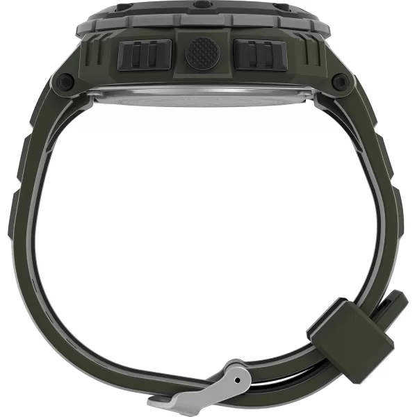 Timex Mens Expedition Shock XL Vibrating Alarm 50mm WatchGreenNegative