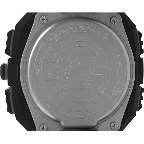 Timex Mens Expedition Vibe Shock 50mm WatchBlackGray