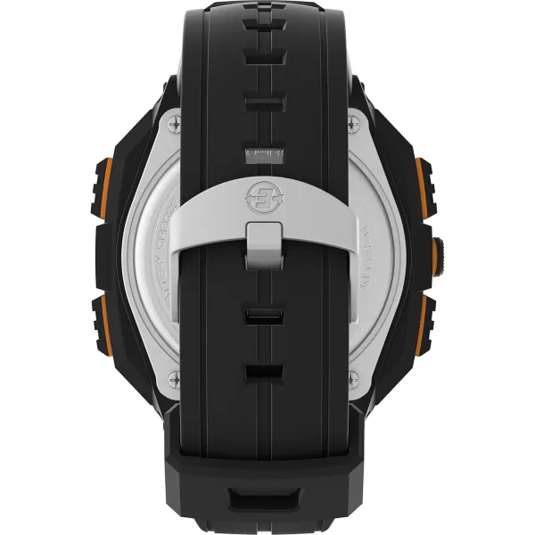 Timex Mens Expedition Vibe Shock 50mm WatchBlackOrange
