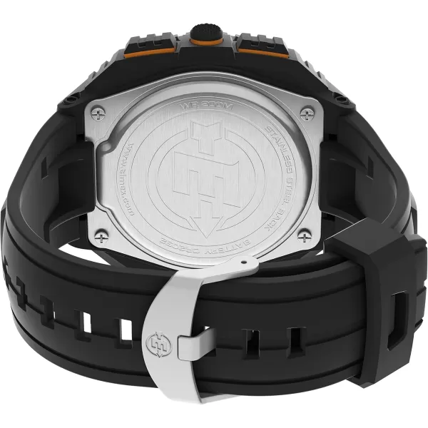 Timex Mens Expedition Vibe Shock 50mm WatchBlackOrange