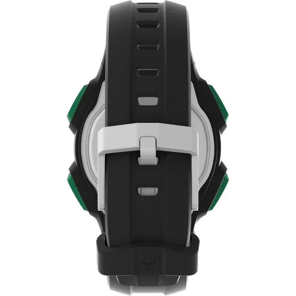 Timex Mens Ironman Classic 30 42mm WatchBlackDigitalBlackGreen