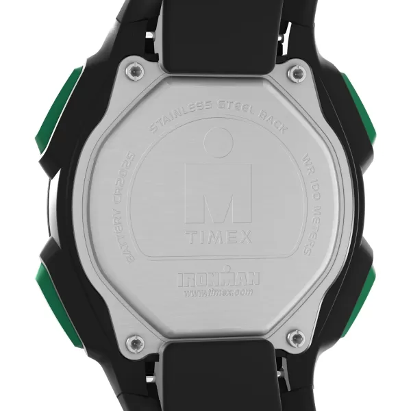 Timex Mens Ironman Classic 30 42mm WatchBlackDigitalBlackGreen