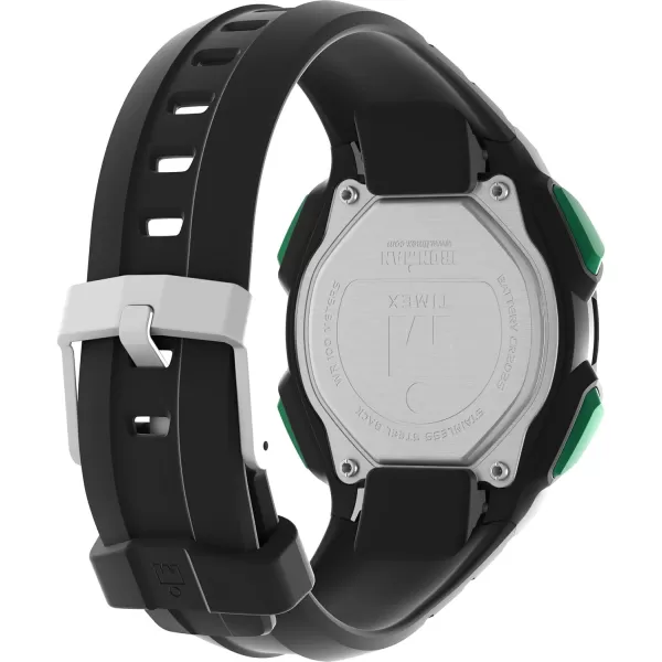 Timex Mens Ironman Classic 30 42mm WatchBlackDigitalBlackGreen