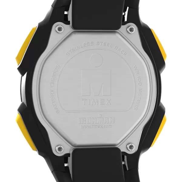 Timex Mens Ironman Classic 30 42mm WatchBlackDigitalBlackYellow