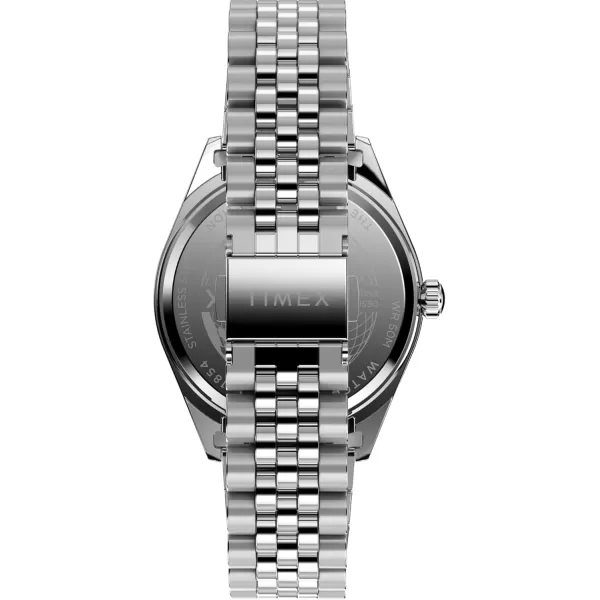 Timex Mens Legacy 41mm WatchStainless SteelPinkStainless Steel
