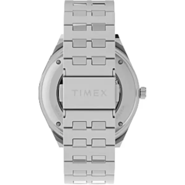 Timex Mens M79 Automatic 40mm WatchStainless SteelBlueStainless Steel