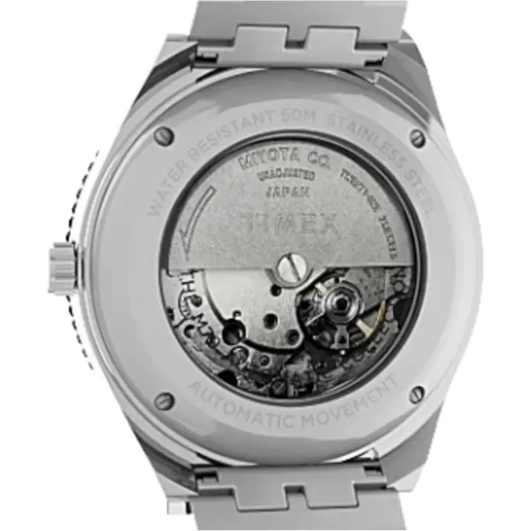 Timex Mens M79 Automatic 40mm WatchStainless SteelBlueStainless Steel