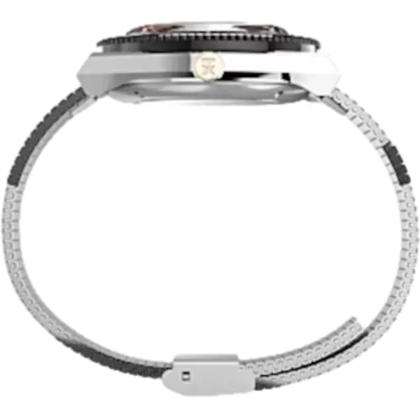 Timex Mens M79 Automatic 40mm WatchStainless SteelBrownStainless Steel