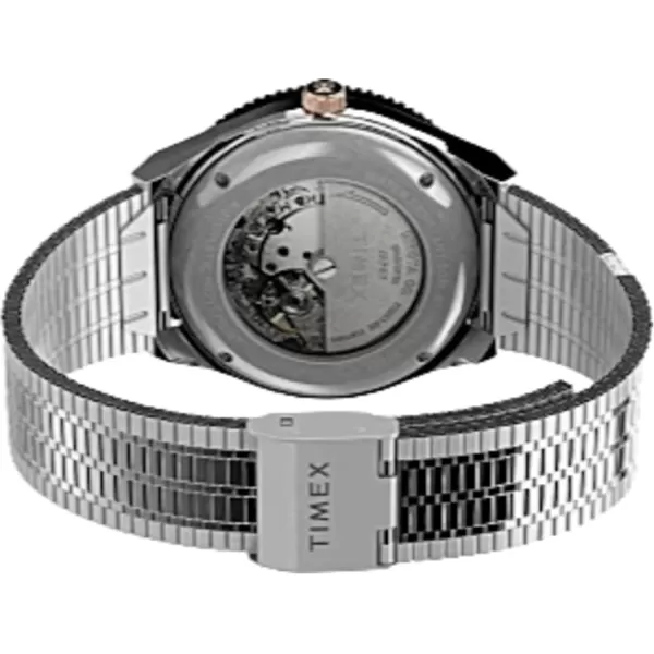 Timex Mens M79 Automatic 40mm WatchStainless SteelBrownStainless Steel