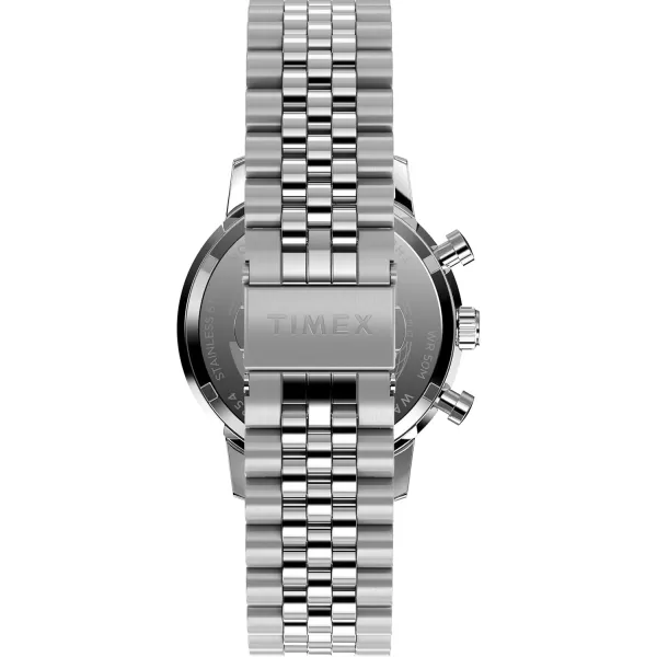 Timex Mens Marlin 40mm WatchStainless SteelSilverToneStainless Steel