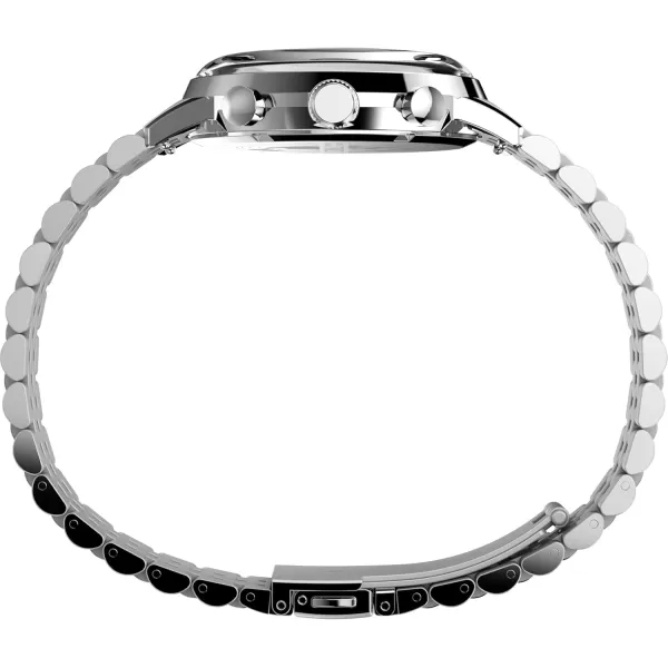 Timex Mens Marlin 40mm WatchStainless SteelSilverToneStainless Steel