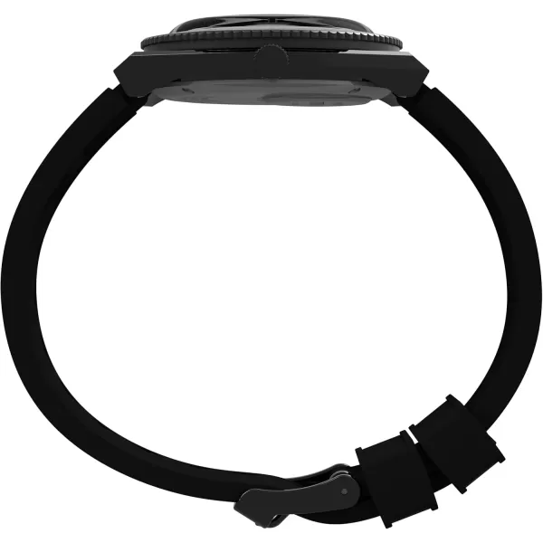 Timex Mens Q GMT 38mm WatchBlack