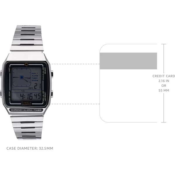 Timex Mens Q LCA Reissue 325 Watch Quartz
