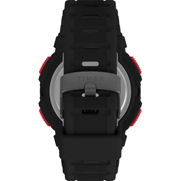 Timex Mens UFC Rumble 50mm Watch  Black Strap Digital Dial Black CaseBlackDigitalBlack