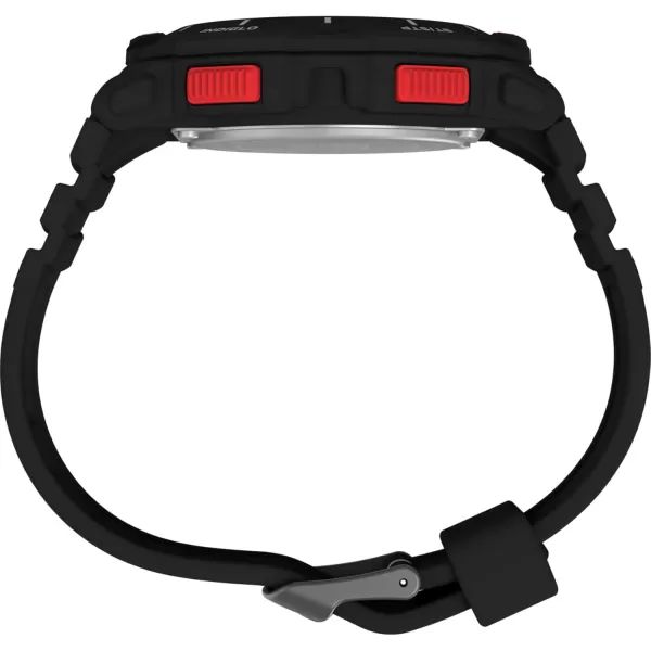 Timex Mens UFC Rumble 50mm Watch  Black Strap Digital Dial Black CaseBlackDigitalBlack