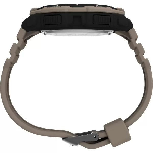 Timex Mens UFC Rumble 50mm Watch  Black Strap Digital Dial Black CaseTanDigitalBlack