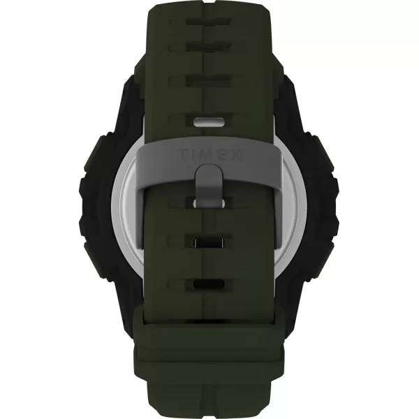 Timex Mens UFC Rush 52mm Watch  Black Strap Digital Dial Black CaseGreenDigitalBlack