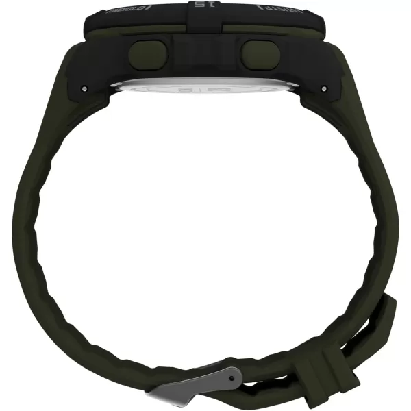 Timex Mens UFC Rush 52mm Watch  Black Strap Digital Dial Black CaseGreenDigitalBlack