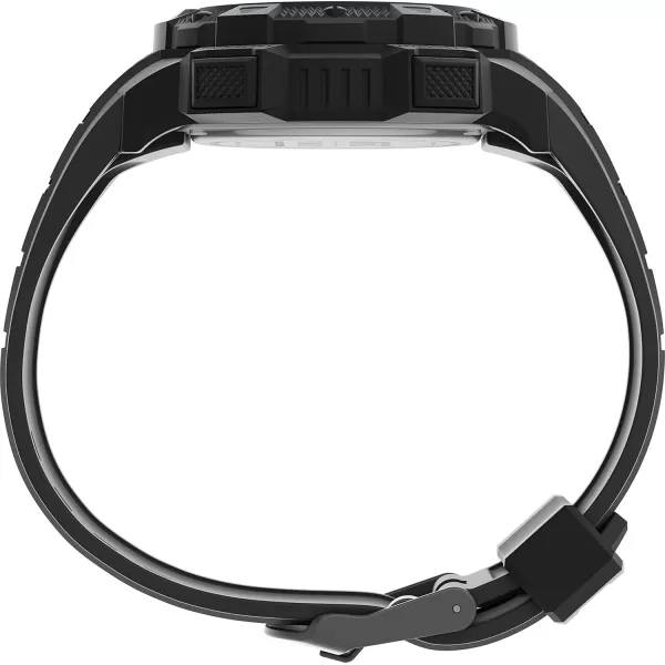 Timex UFC Mens Core Shock 45mm WatchBlackDigitalBlack