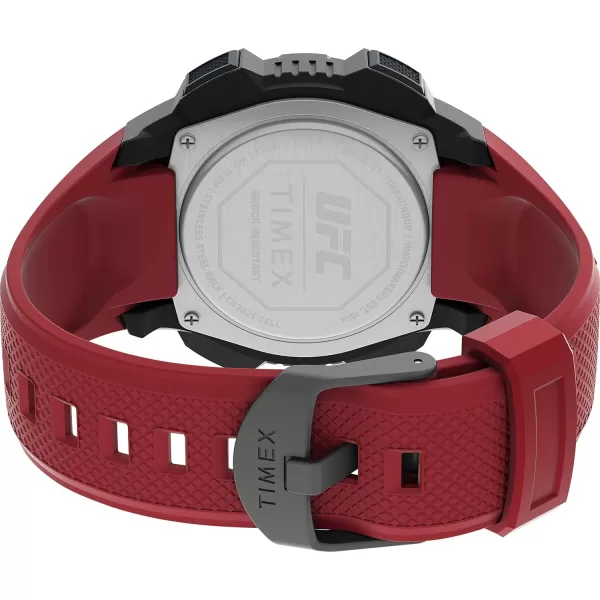 Timex UFC Mens Core Shock 45mm WatchRedDigitalBlack