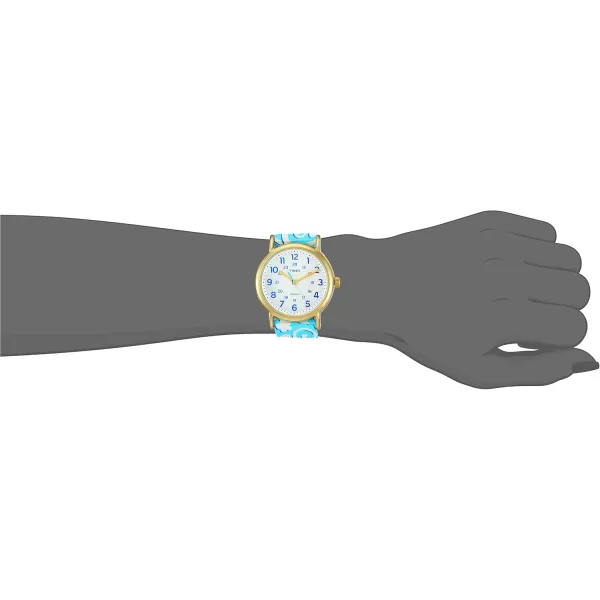 Timex Womens Weekender 38mm WatchWhite Swirl