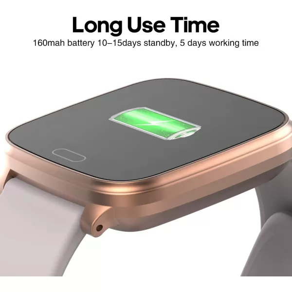 iConnect By Timex Active Smartwatch with Heart Rate Notifications and Activity TrackingBlushRose Gold